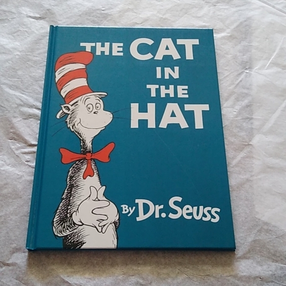 Dr. Seuss The Cat In The Hat Hardback Book + 15" Plush - Picture 2 of 4